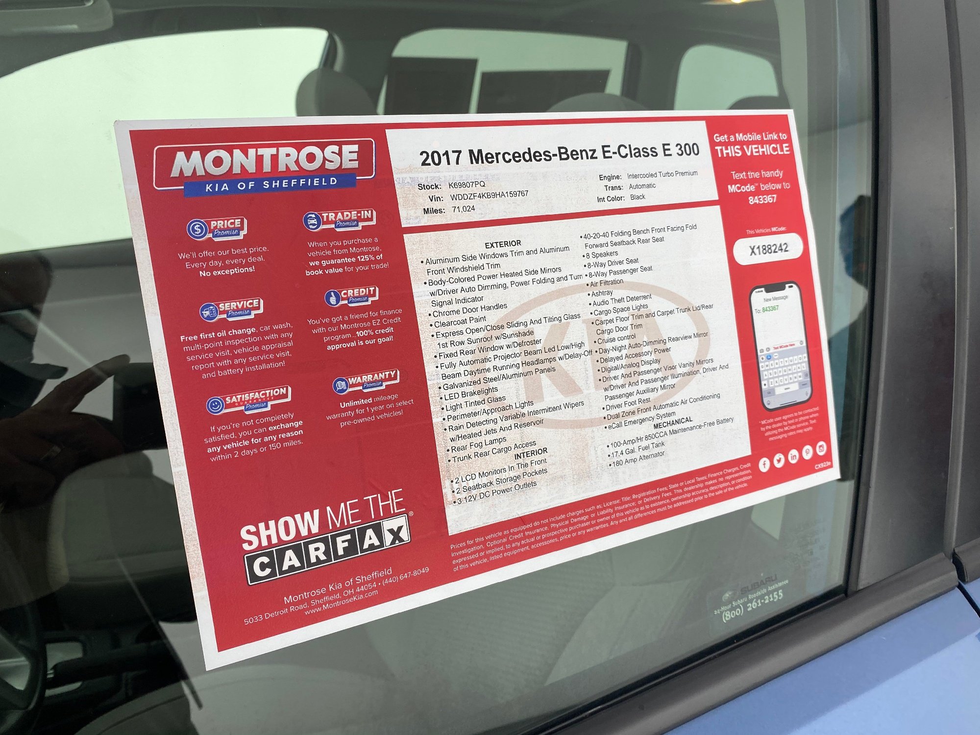 Window Stickers and Buyer Guides